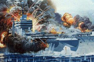 二战中各国被击沉航母数量详细情况,美国竟然也这么多?-波若密