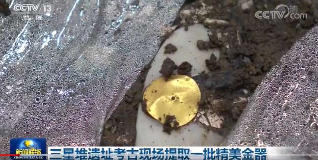 图片[2]-三星堆考古发掘提取一批精美金器，首次发现的精美鸟型金饰片-波若密